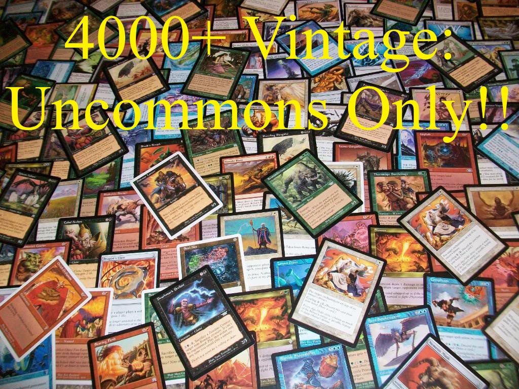 4000+ Vintage Uncommons